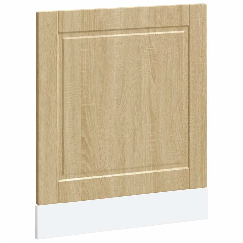 vidaXL Dishwasher Panel Porto Sonoma Oak 60x1.5x67 cm Engineered Wood