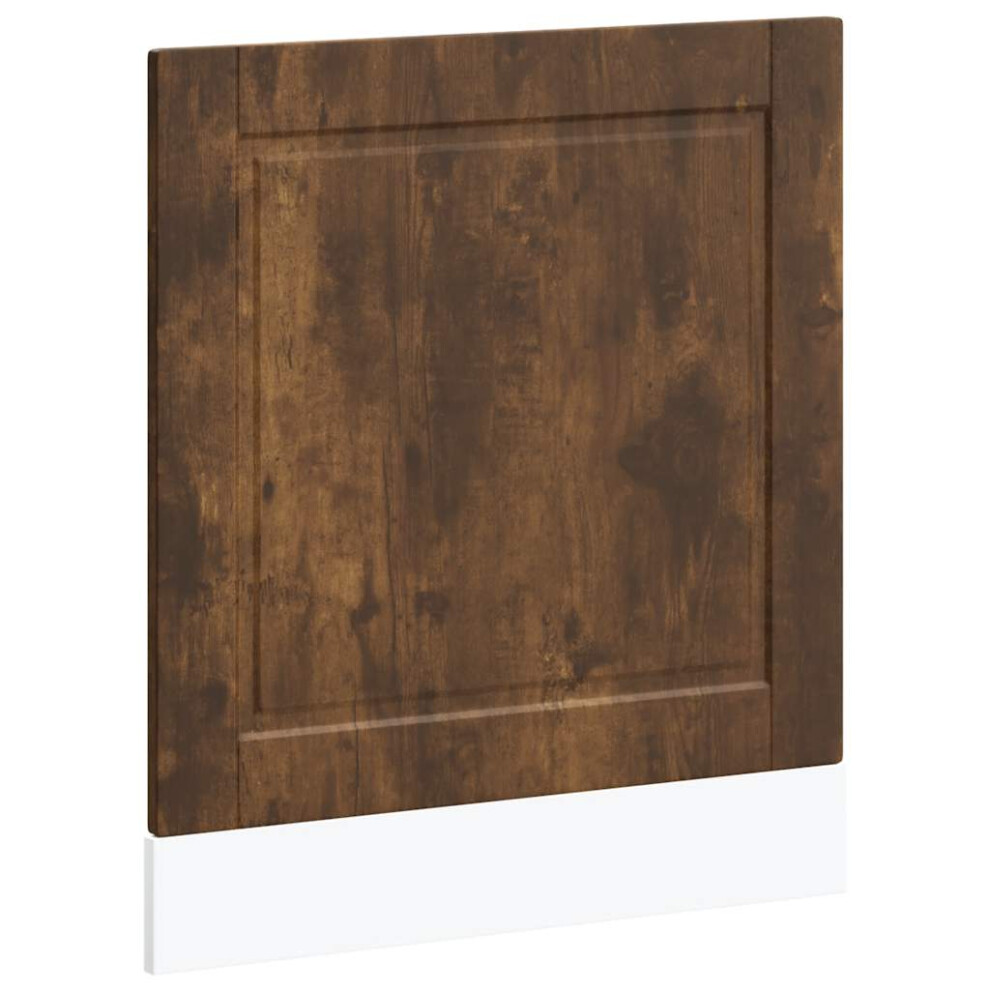 Vidaxl Dishwasher Panel Porto Smoked Oak 60X1.5x67 Cm Engineered Wood