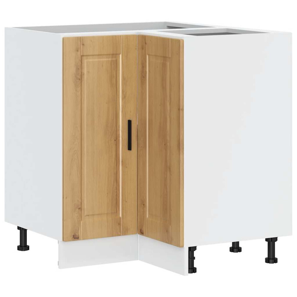 Vidaxl Kitchen Corner Base Cabinetâ Porto Artisan Oak Engineered Wood 8721158423429