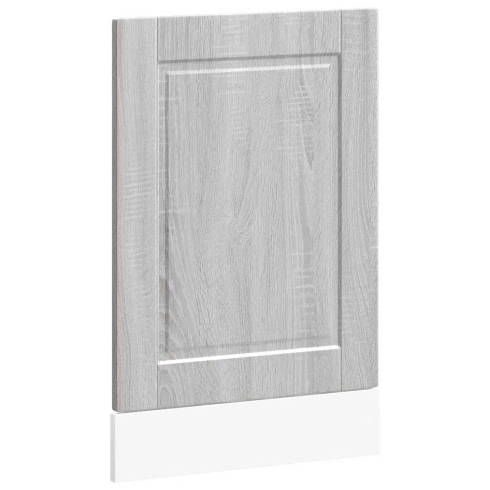 vidaXL Dishwasher Panel Porto Grey Sonoma 45x1,5x67 cm Engineered Wood