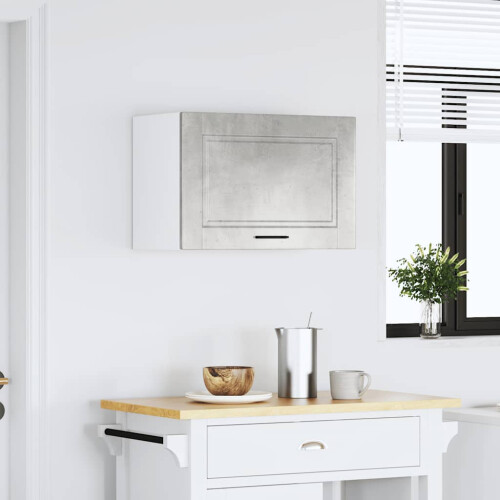 VidaXL vidaXL Kitchen Wall Cabinet Porto Concrete Grey Engineered Wood 2