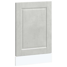 vidaXL Dishwasher Panel Porto Concrete Grey 45x1,5x67 cm Engineered Wood