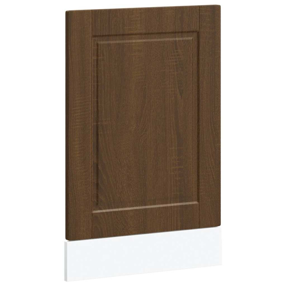 Vidaxl Dishwasher Panel Porto Oak 45X1,5X67 Cm Engineered Wood Brown