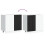 VidaXL vidaXL Kitchen Base Cabinet Lucca Black Engineered Wood kitchen base cabinet 7