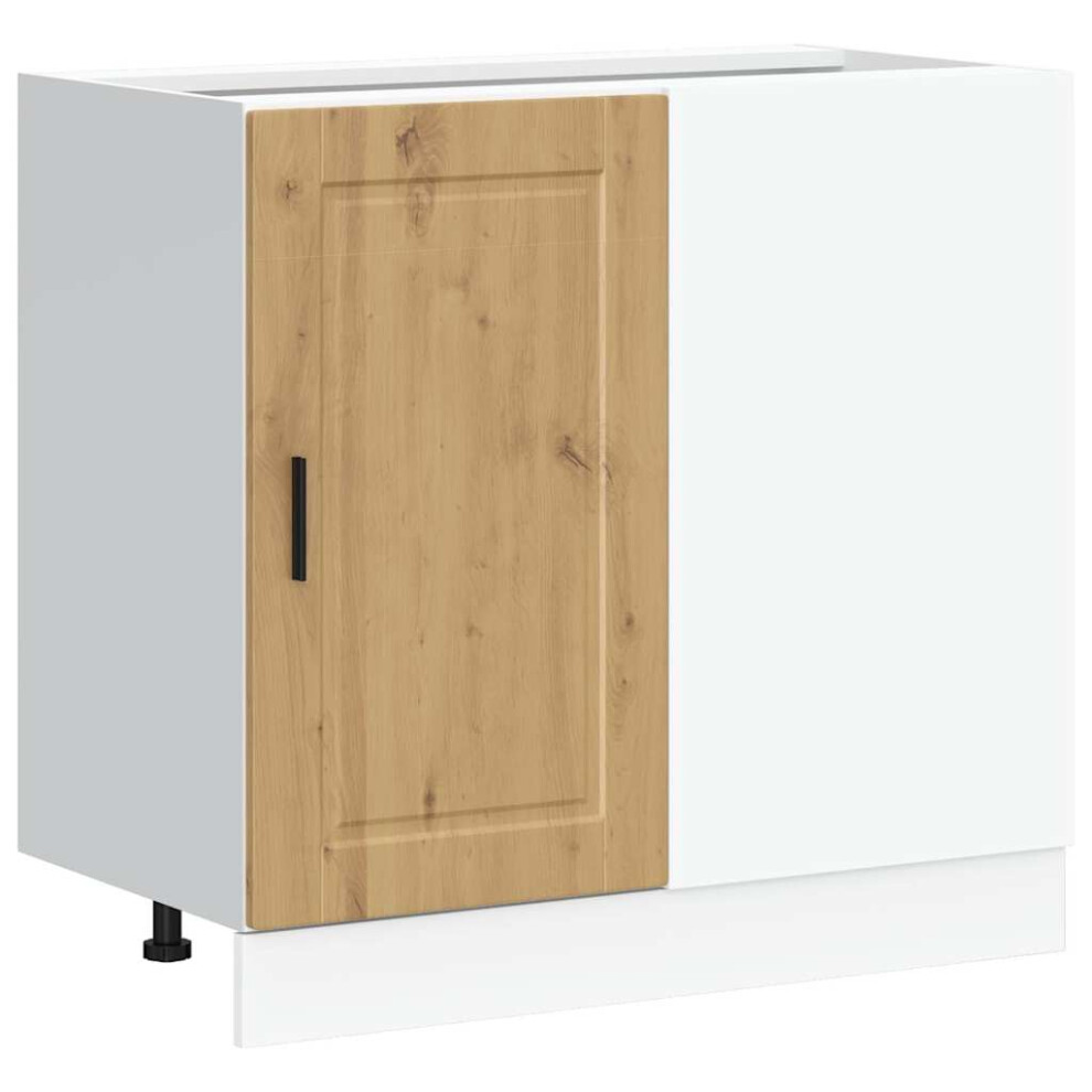 vidaXL Kitchen Base Cabinet Porto Artisan Oak Engineered Wood