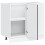 VidaXL vidaXL Kitchen Base Cabinet Lucca Black Engineered Wood kitchen base cabinet 5