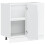 VidaXL vidaXL Kitchen Base Cabinet Kalmar High Gloss White Engineered Wood 4