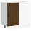 VidaXL vidaXL Kitchen Base Cabinet Lucca Brown Oak Engineered Wood kitchen base cabinet 2