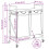 VidaXL vidaXL Laundry Basket 2 Compartments with Wheels Grey Sonoma laundry hamper 4