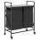 VidaXL vidaXL Laundry Basket 2 Compartments with Wheels Grey Sonoma laundry hamper 1