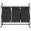 VidaXL vidaXL Laundry Basket 3 Compartments with Wheels Grey Sonoma laundry hamper 6