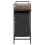 VidaXL vidaXL Laundry Basket 3 Compartments with Shelf Brown Oak laundry hamper 7
