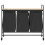 VidaXL vidaXL Laundry Basket 3 Compartments with Wheels Sonoma Oak laundry hamper 6