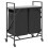 VidaXL vidaXL Laundry Basket 2 Compartments with Wheels Grey Sonoma laundry hamper 8