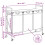 VidaXL vidaXL Laundry Basket 3 Compartments with Wheels Sonoma Oak laundry hamper 4