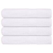 vidaXL Sauna Towels 4 pcs White 80x200 cm 360 gsm 100% Cotton towel bath towel