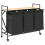 VidaXL vidaXL Laundry Basket 3 Compartments with Wheels Sonoma Oak laundry hamper 5