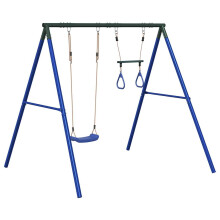 vidaXL Outdoor Swing Set with Swing and Trapeze Play Swing Kids Swing Set