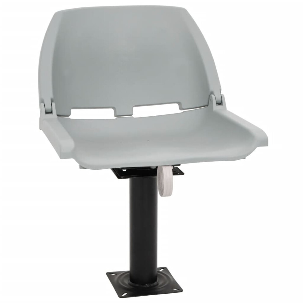 Vidaxl Boat Seat With Pedestal 360 Rotatable Canoe Seat Adjustable Kayak Seat