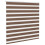 VidaXL vidaXL Doppelrollo Braun 140x150 cm Stoffbreite 135,9 cm Polyester 3