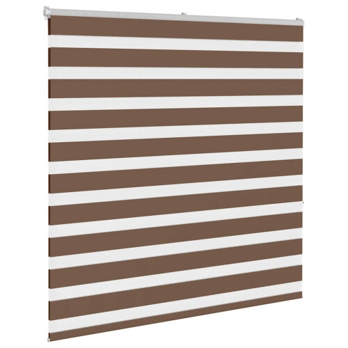 VidaXL vidaXL Doppelrollo Braun 140x150 cm Stoffbreite 135,9 cm Polyester 2