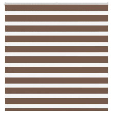 vidaXL Doppelrollo Braun 140x150 cm Stoffbreite 135,9 cm Polyester