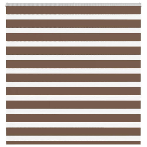 VidaXL vidaXL Doppelrollo Braun 140x150 cm Stoffbreite 135,9 cm Polyester