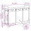 VidaXL vidaXL Laundry Basket 3 Compartments with Shelf Sonoma Oak laundry hamper 4