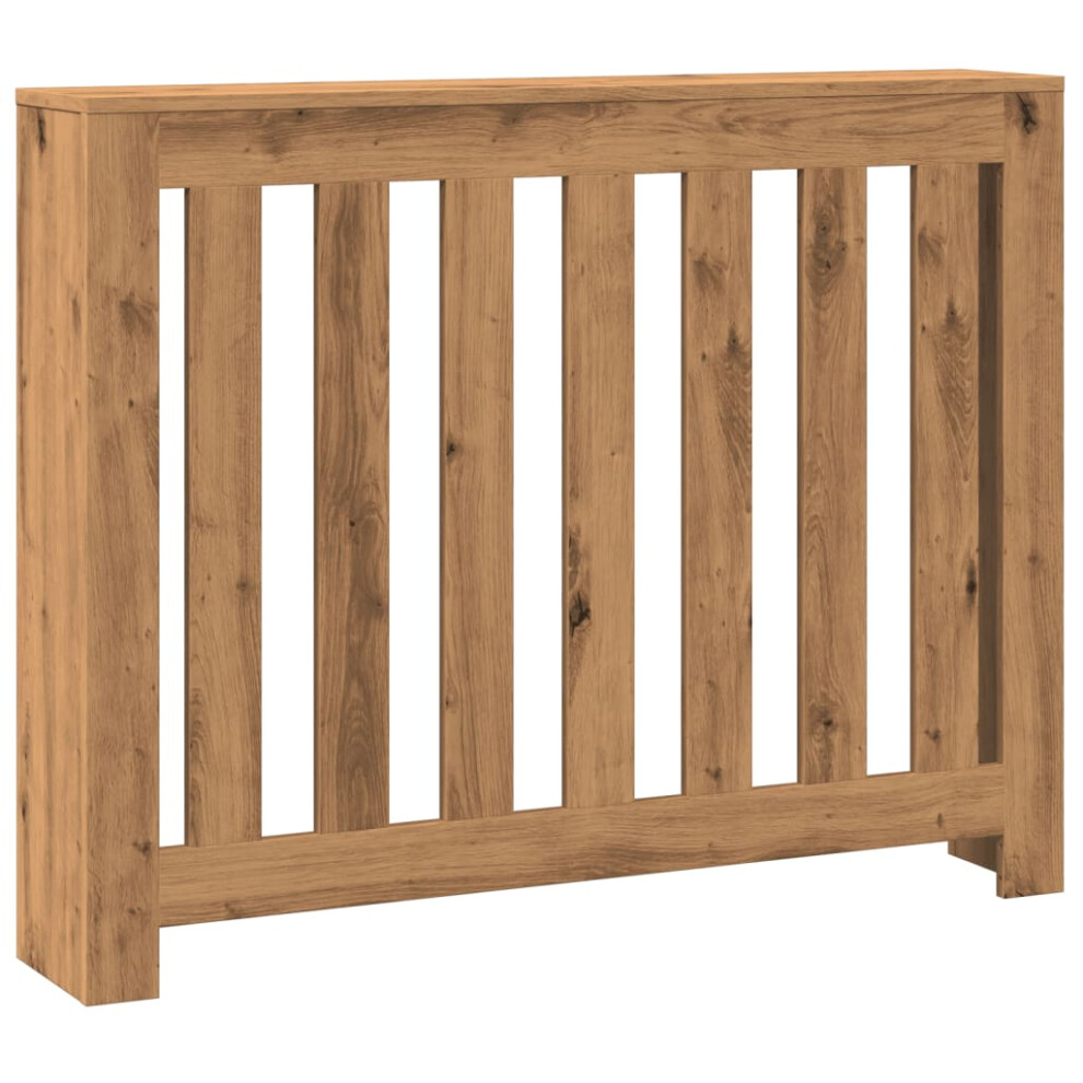Vidaxl Radiator Cover Heater Cover Radiator Shelf Artisian Oak Engineered Wood