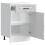 VidaXL vidaXL Kitchen Base Cabinet Kalmar Concrete Grey Engineered Wood 5