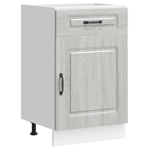 VidaXL vidaXL Kitchen Base Cabinet Kalmar Grey Sonoma Engineered Wood 1