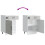 VidaXL vidaXL Kitchen Base Cabinet Kalmar Concrete Grey Engineered Wood 9