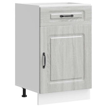 vidaXL Kitchen Base Cabinet Kalmar Grey Sonoma Engineered Wood