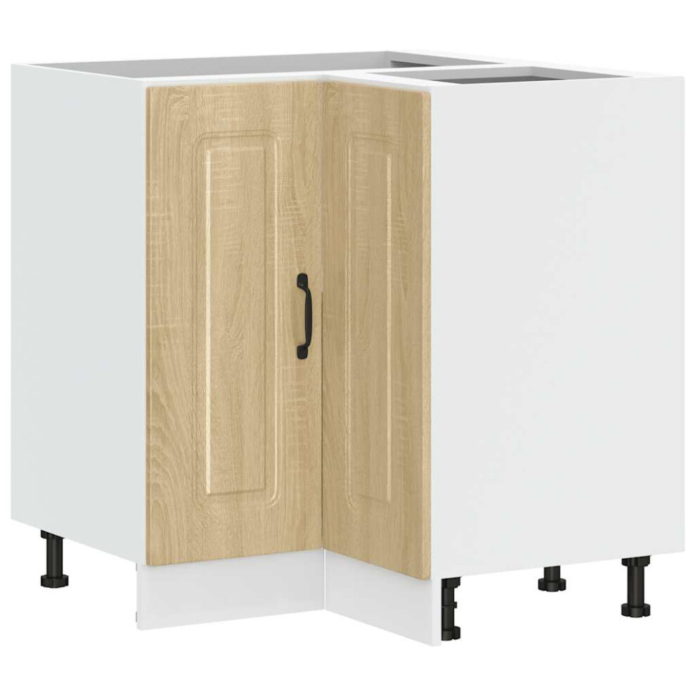 Vidaxl Kitchen Corner Base Cabinet Kalmar Sonoma Oak Engineered Wood