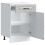 VidaXL vidaXL Kitchen Base Cabinet Kalmar Grey Sonoma Engineered Wood 5