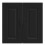 VidaXL vidaXL Kitchen Wall Cabinet Kalmar Black Engineered Wood kitchen wall unit 5