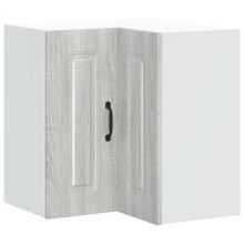 vidaXL Kitchen Wall Corner Cabinet Kalmar Grey Sonoma Engineered Wood