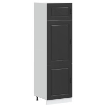 vidaXL Kitchen Cupboard Kalmar Black Engineered Wood kitchen cabinet unit