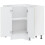 VidaXL vidaXL Kitchen Corner Base Cabinet Lucca Concrete Grey Engineered Wood 6