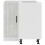 VidaXL vidaXL Kitchen Corner Base Cabinet Lucca Concrete Grey Engineered Wood 5