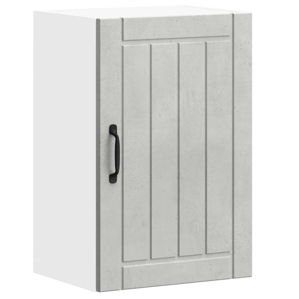 vidaXL Kitchen Wall Cabinet Lucca Concrete Grey Engineered Wood