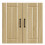 VidaXL vidaXL Kitchen Wall Cabinet Lucca Sonoma Oak Engineered Wood kitchen wall unit 5