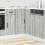 VidaXL vidaXL Kitchen Corner Base Cabinet Lucca Grey Sonoma Engineered Wood 3
