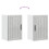 VidaXL vidaXL Kitchen Wall Cabinet Lucca Concrete Grey Engineered Wood 9