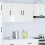 VidaXL vidaXL Kitchen Wall Cabinet Lucca High Gloss White Engineered Wood 3