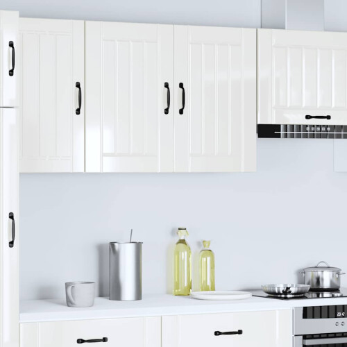 VidaXL vidaXL Kitchen Wall Cabinet Lucca High Gloss White Engineered Wood 2