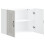 VidaXL vidaXL Kitchen Wall Cabinet Lucca High Gloss White Engineered Wood 5