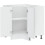 VidaXL vidaXL Kitchen Corner Base Cabinet Lucca Grey Sonoma Engineered Wood 6