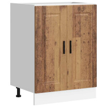 vidaXL Kitchen Base Cabinet Porto Old Wood Engineered Wood sink base cabinet