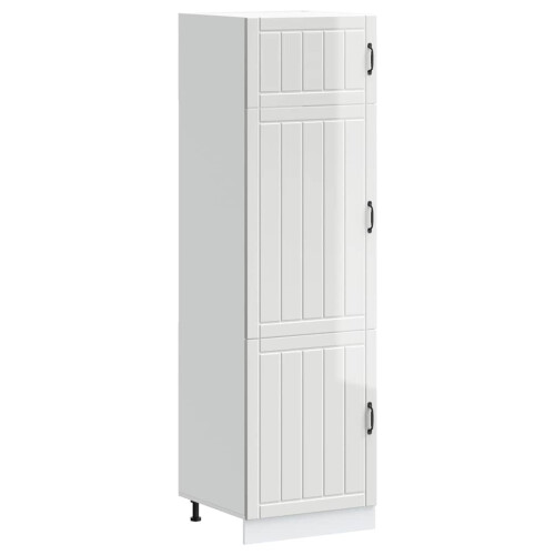 VidaXL vidaXL Kitchen Cupboard Lucca High Gloss White Engineered Wood